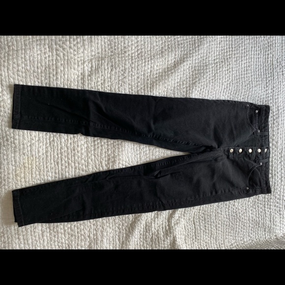 We Wore What Danielle High Rise Jeans in Black - Picture 2 of 5